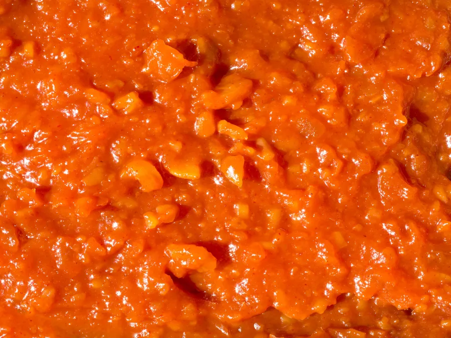 alt="Close-up of ssamjang Korean dipping sauce"