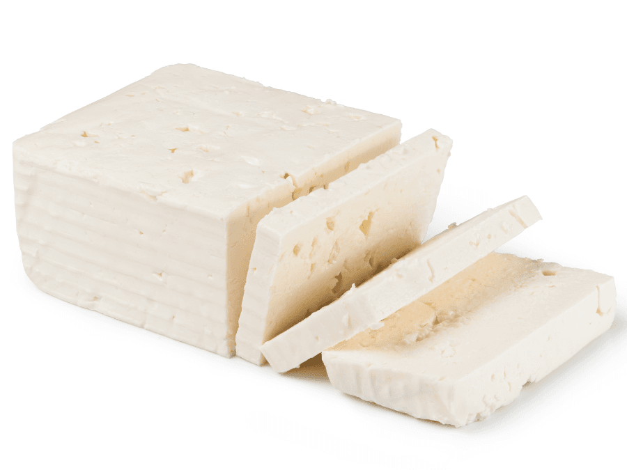 alt="Sliced queso blanco cheese for Korean BBQ"  
